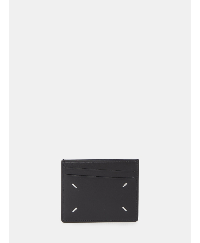 MAISON MARGIELA - Black leather cardholder