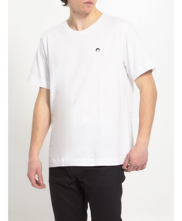 MARINE SERRE - T-shirt in cotone con logo