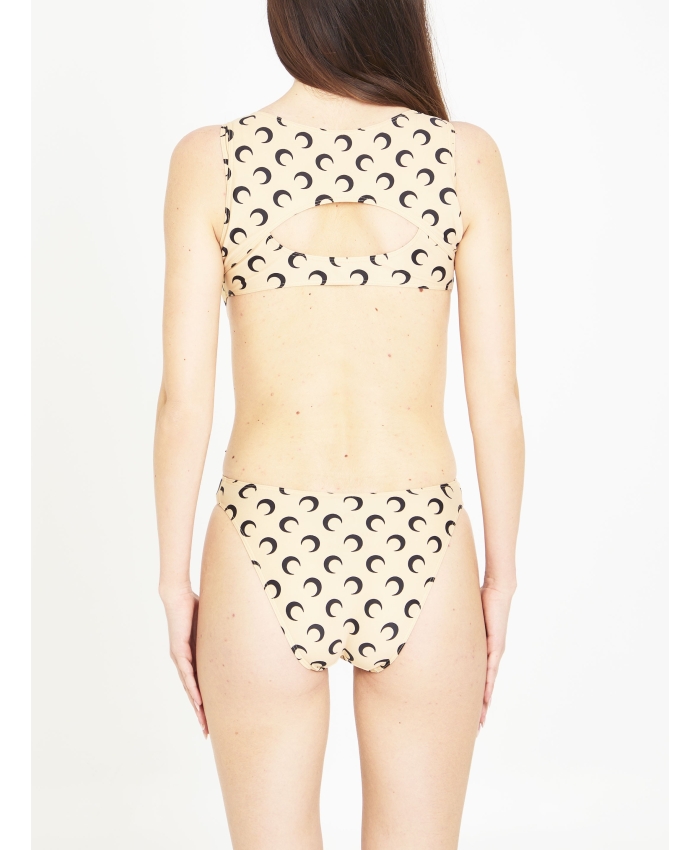 MARINE SERRE - All Over Moon one-piece swimsuit
