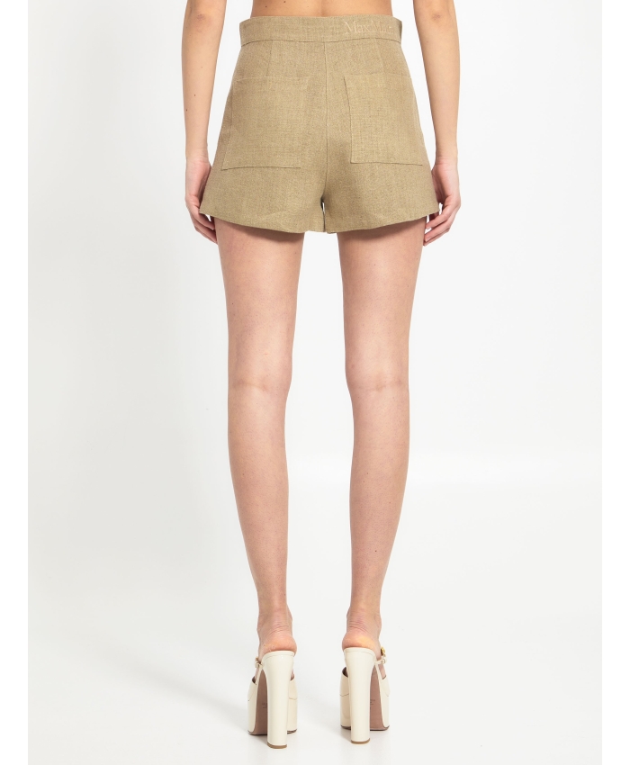 MAX MARA - Shorts in lino beige