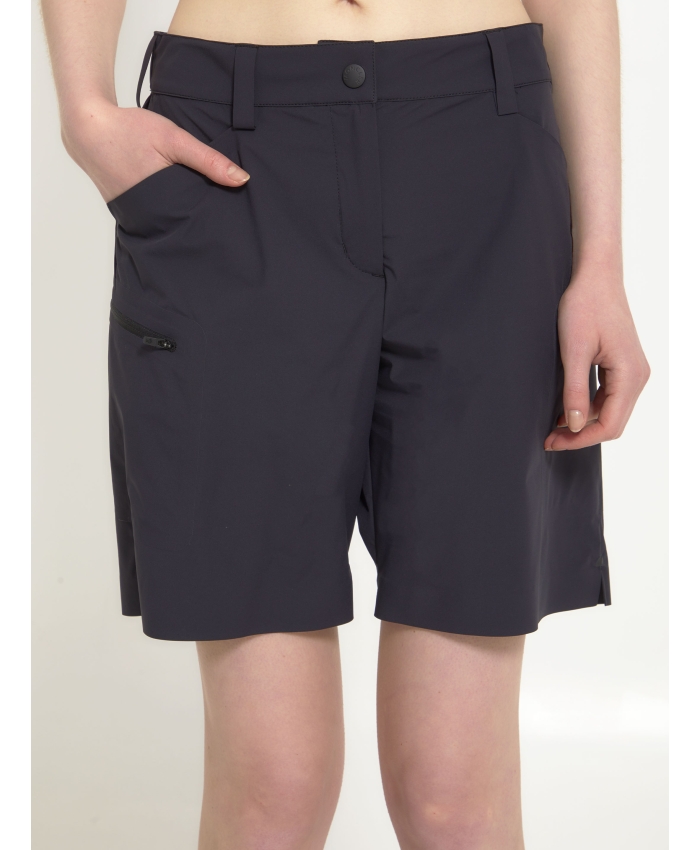 MONCLER GRENOBLE - Shorts in nylon nero