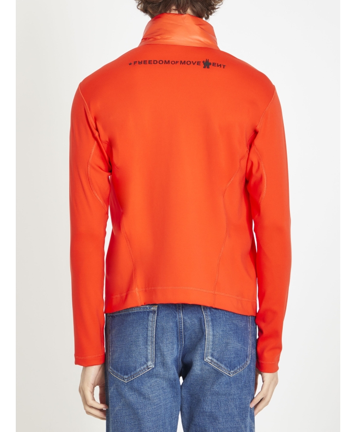 MONCLER GRENOBLE - Zipped padded sweatshirt