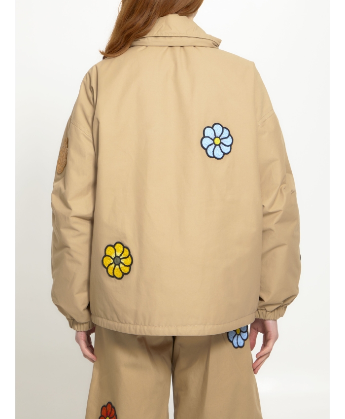 MONCLER JW ANDERSON - Floral embroideries down jacket