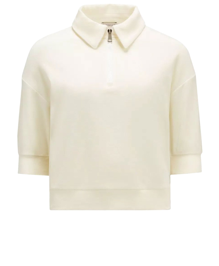 MONCLER - Terrycloth polo shirt