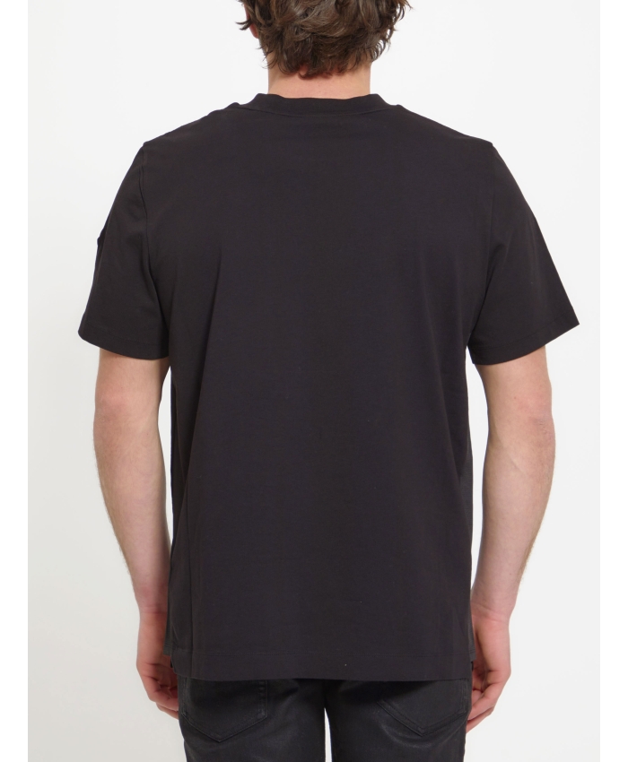 MONCLER - Black t-shirt with logo