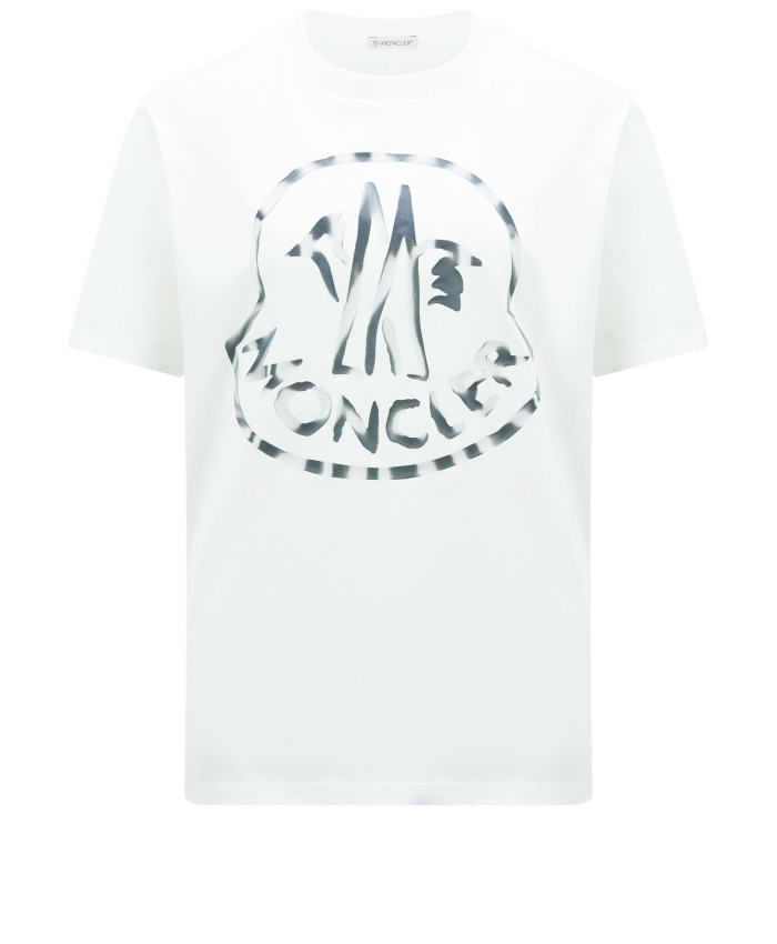 MONCLER - T-shirt in cotone con logo