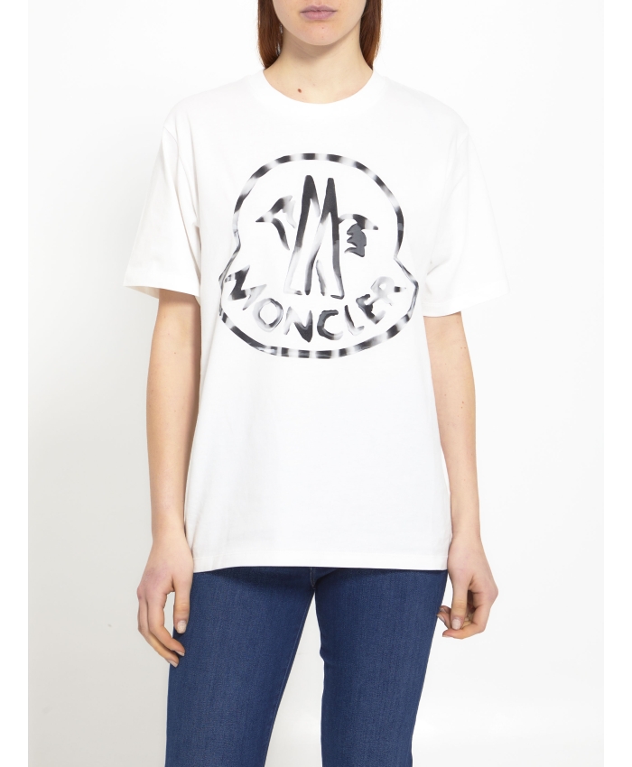 MONCLER - Logo cotton t-shirt