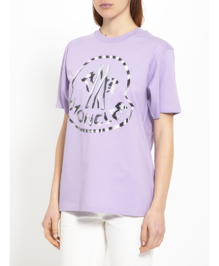 MONCLER - T-shirt in cotone con logo