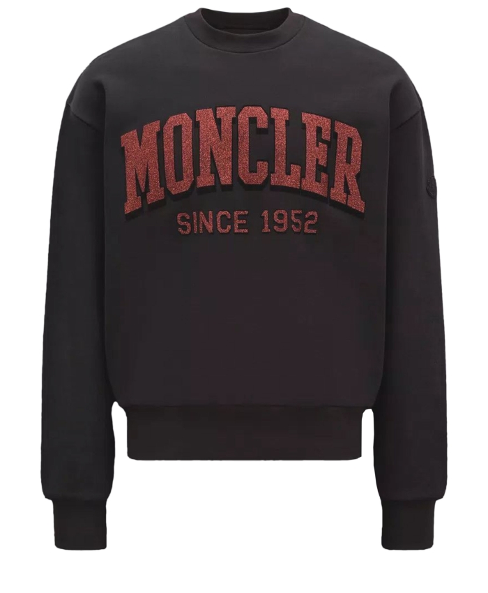 MONCLER - Glitter logo sweatshirt