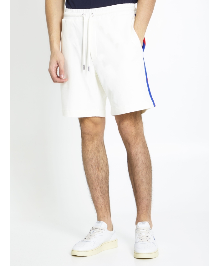 MONCLER - Cotton fleece bermuda shorts