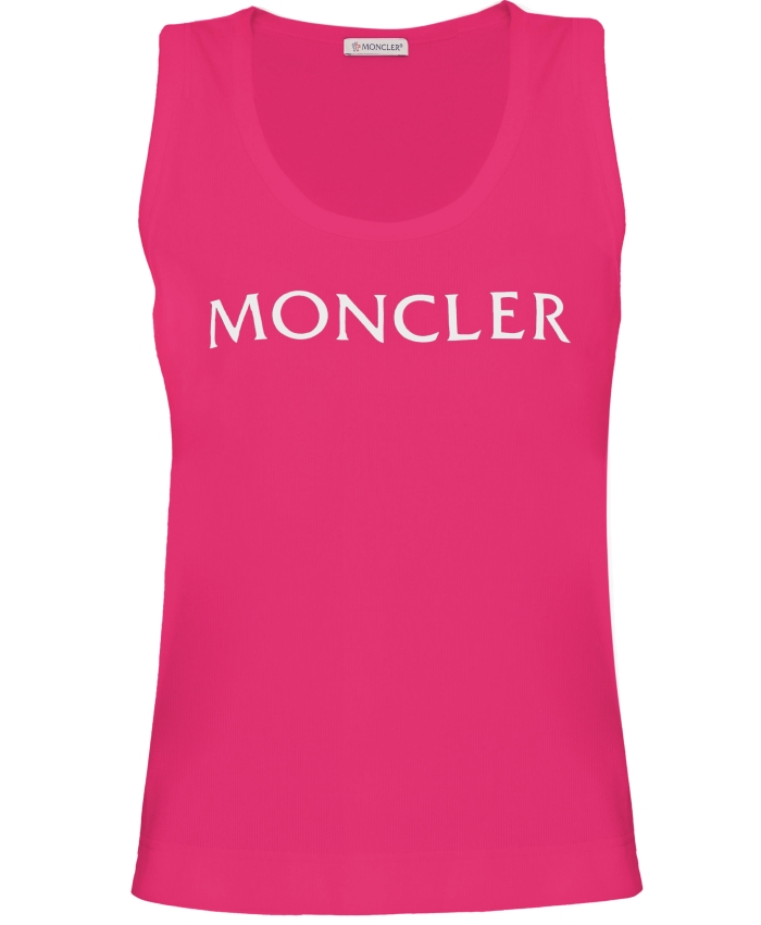 MONCLER - Canottiera con logo
