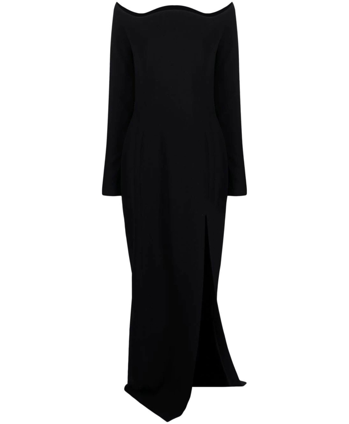 MONOT - Black jersey long dress