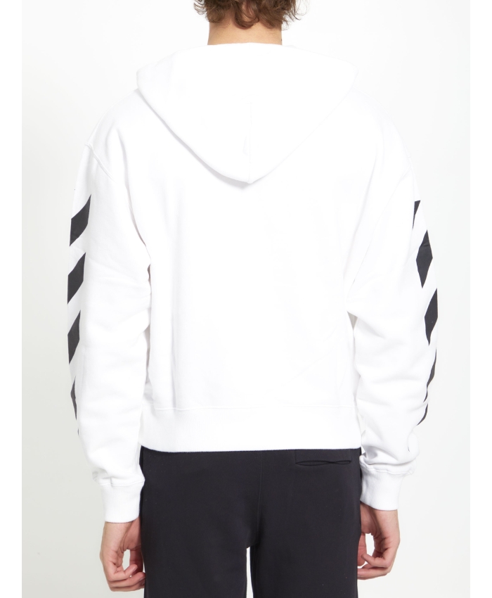 OFF WHITE - Diag-Stripe hoodie