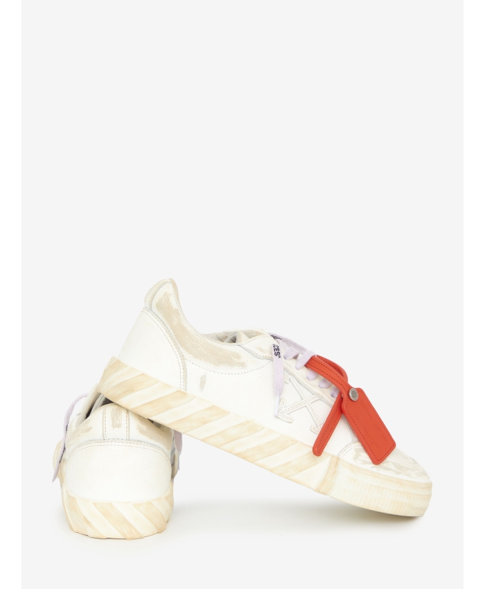 OFF WHITE - Sneakers Low Vulcanized Distressed