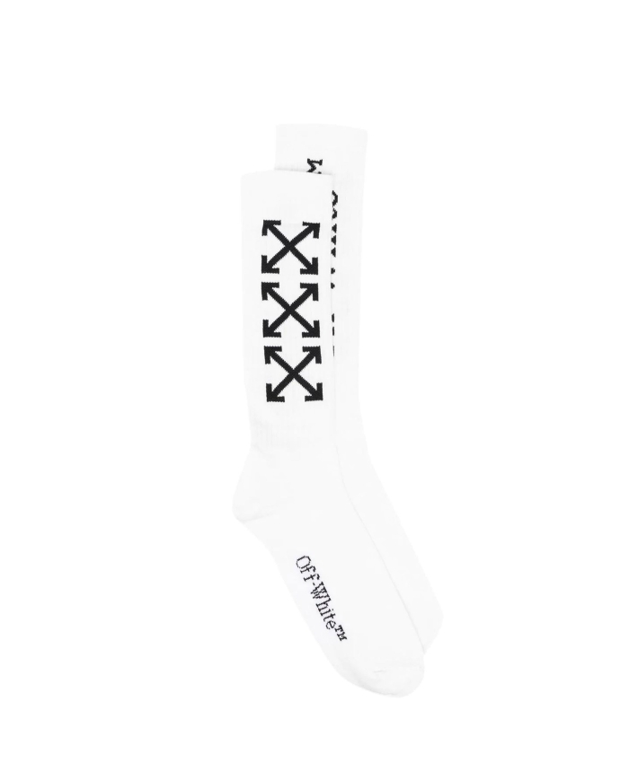 OFF WHITE - Core Bookish Arrow socks