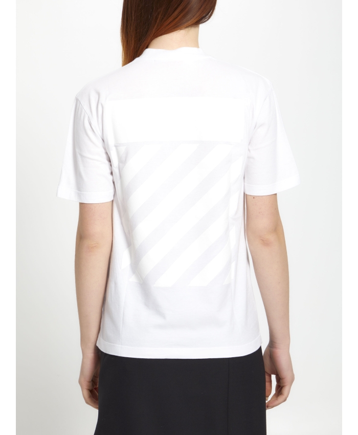 OFF WHITE - T-shirt con stampa Diag