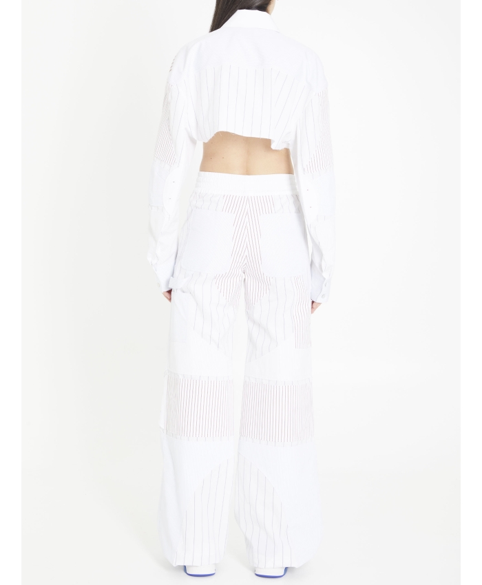 OFF WHITE - Cropped Motorcycle shirt