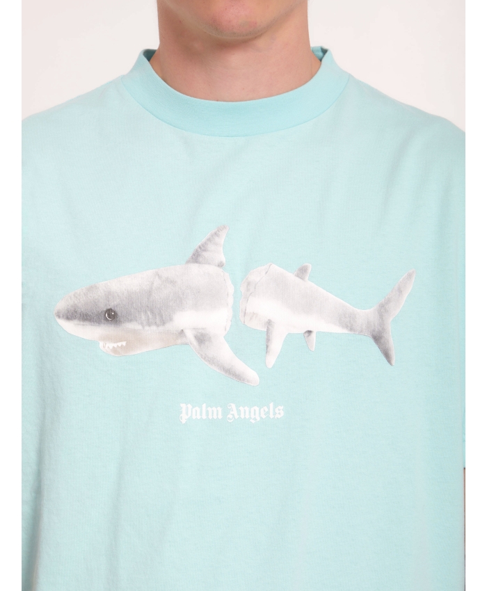 PALM ANGELS - Shark print t-shirt