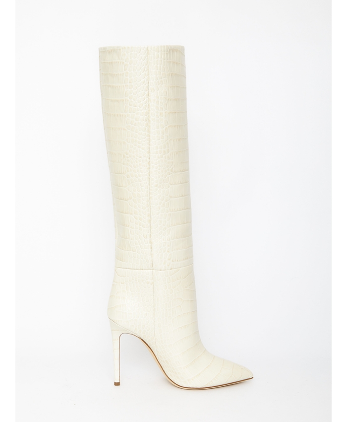 PARIS TEXAS - White leather boots