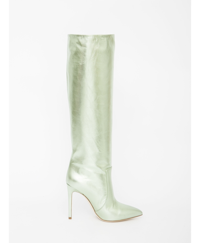 PARIS TEXAS - Green leather boots