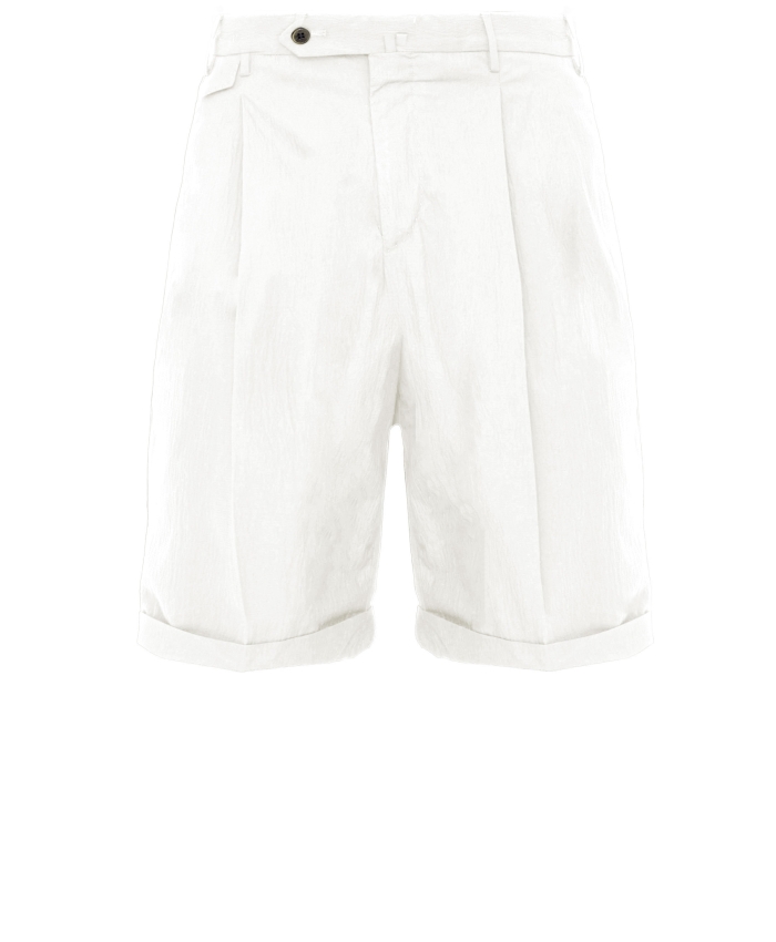 PT TORINO - Seersucker bermuda shorts