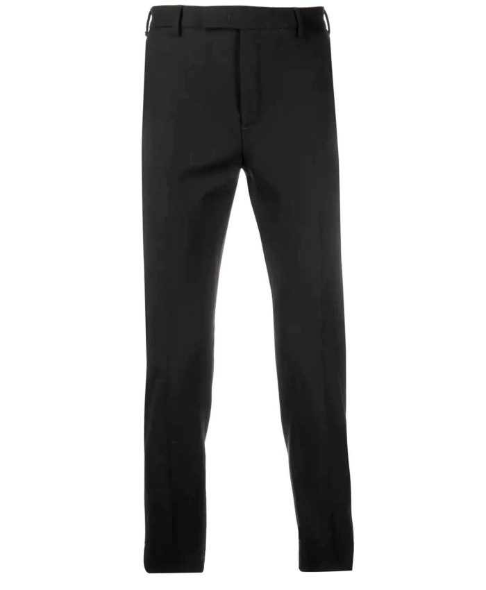 PT TORINO - Pantaloni in lana nera