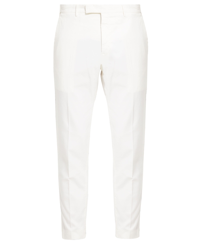 PT TORINO - Pantaloni in cotone bianco