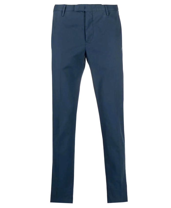 PT TORINO - Pantaloni in cotone blu