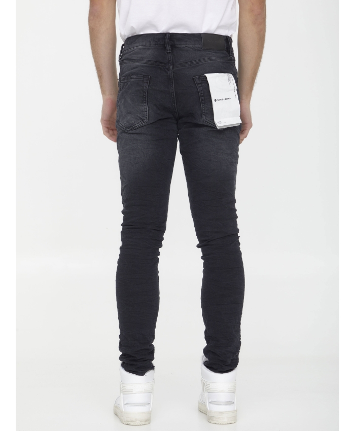 PURPLE BRAND - Jeans in denim nero