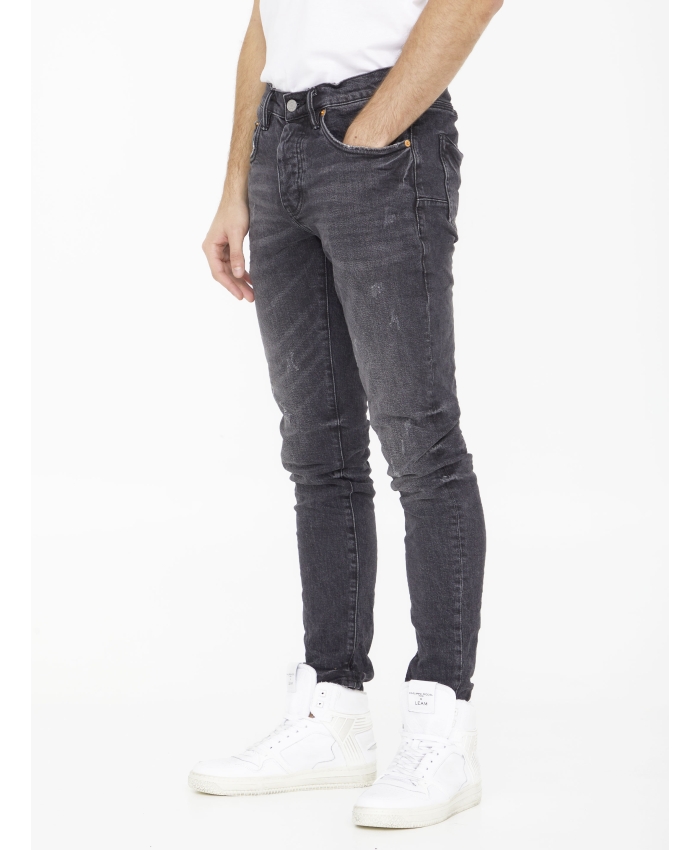 PURPLE BRAND - Jeans in denim nero