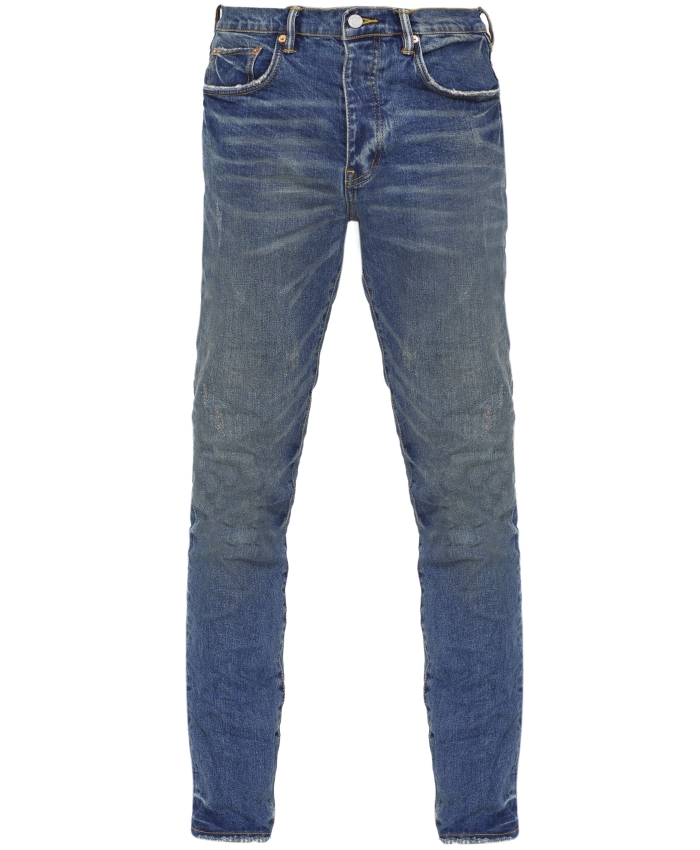 PURPLE BRAND - Light-blue denim jeans