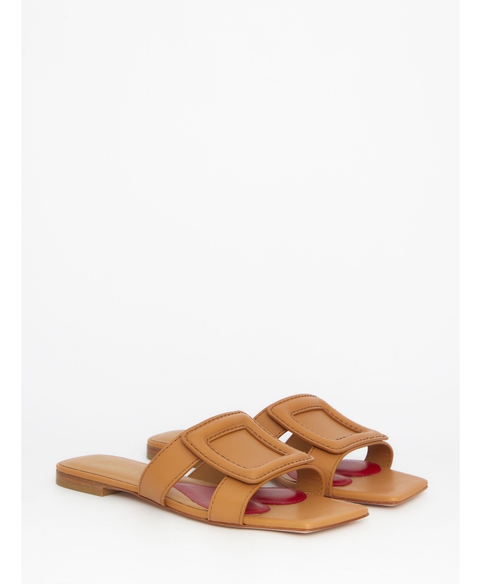ROGER VIVIER - Leather Stitching Buck sandals