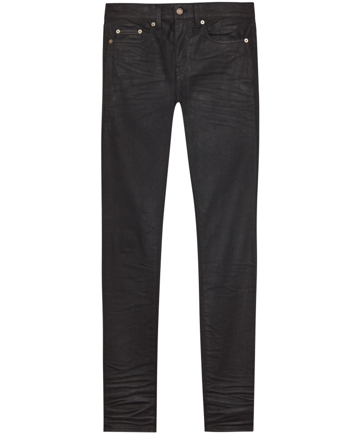 SAINT LAURENT - Black denim skinny jeans