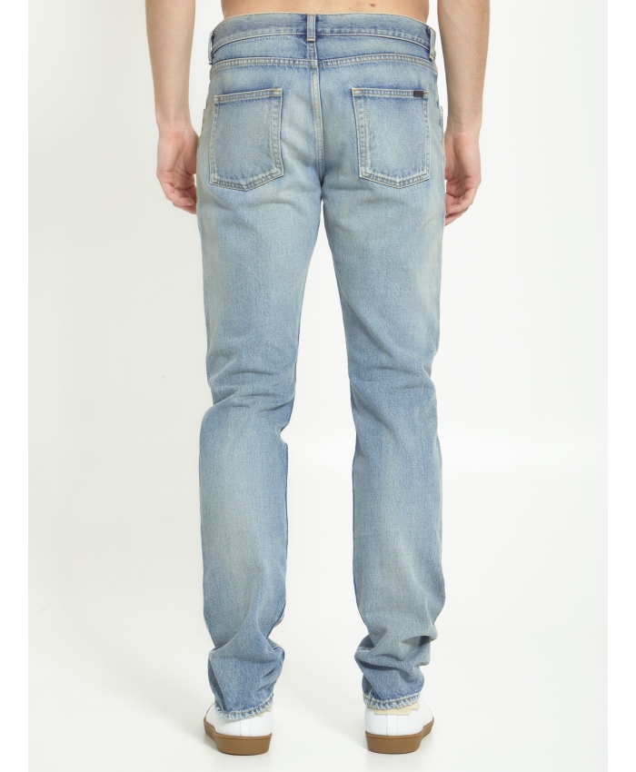 SAINT LAURENT - Denim slim jeans