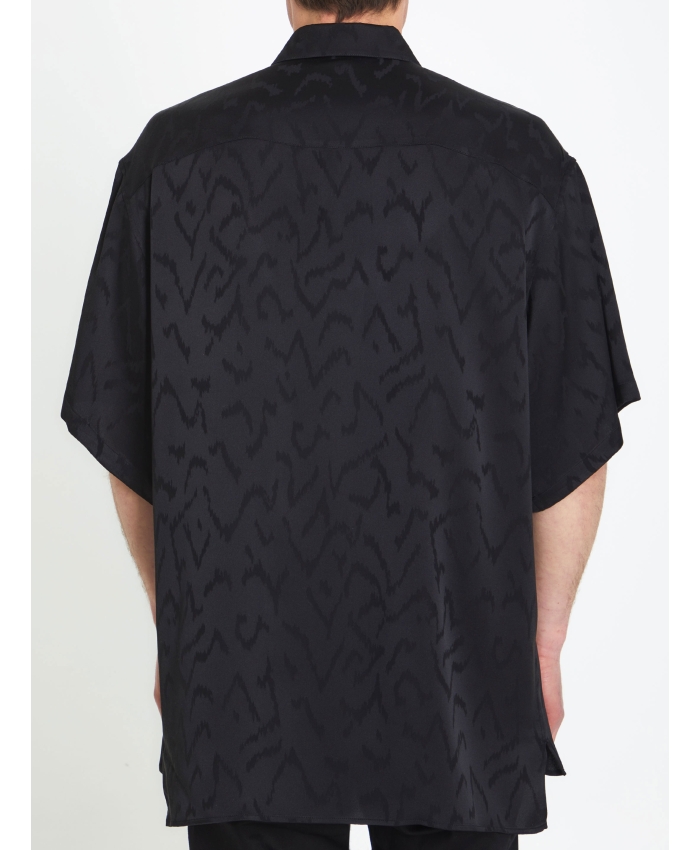 SAINT LAURENT - Camicia oversize in seta
