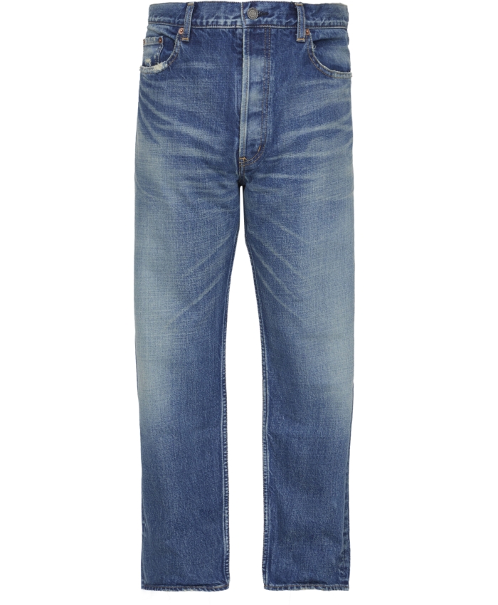 SAINT LAURENT - Jeans in denim blu