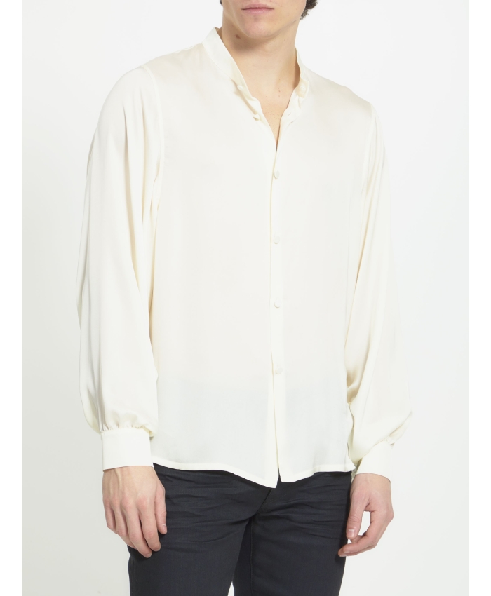 SAINT LAURENT - Silk satin shirt