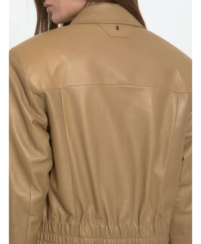 SALVATORE SANTORO - Cropped leather jacket