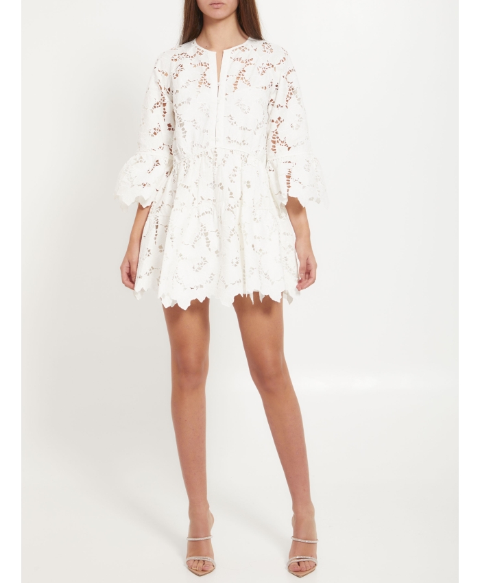 SELF PORTRAIT - White cotton lace dress