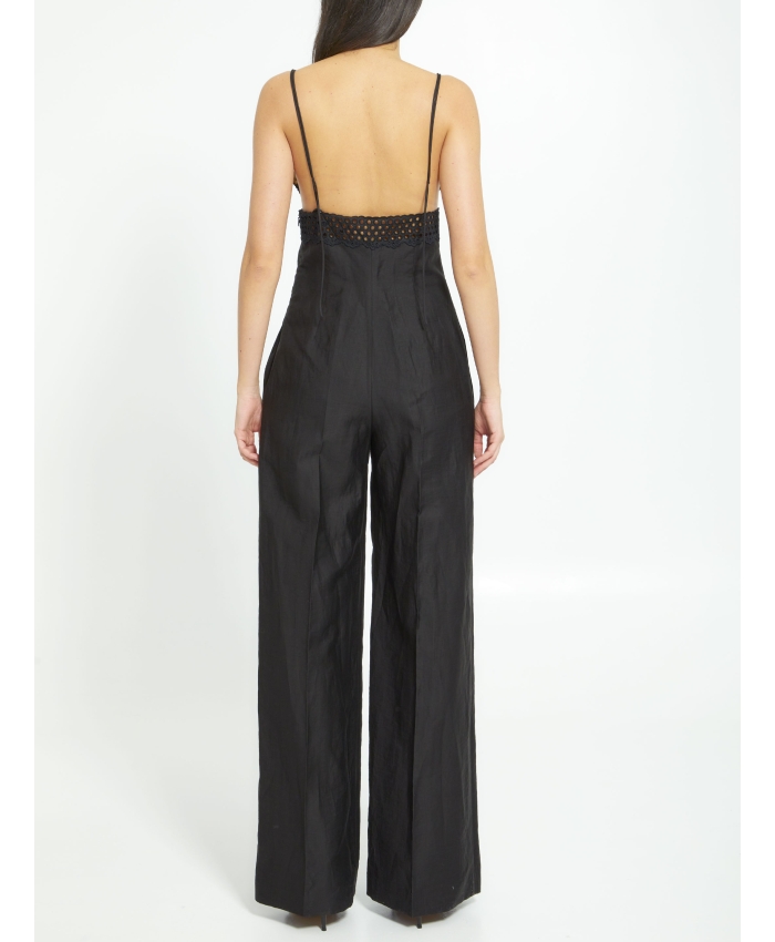 STELLA MCCARTNEY - Broderie anglaise bustier jumpsuit