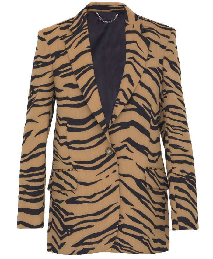 STELLA MCCARTNEY - Tiger jacquard jacket