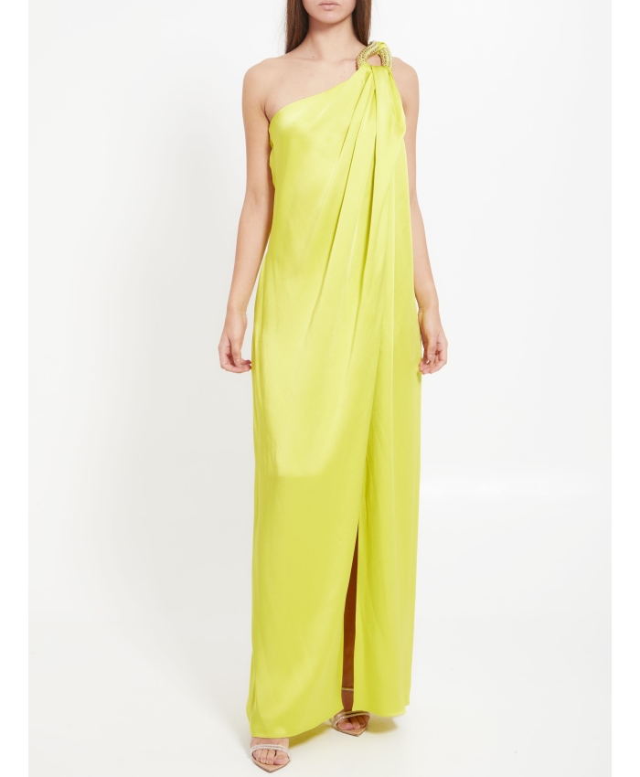 STELLA MCCARTNEY - Yellow one-shoulder dress