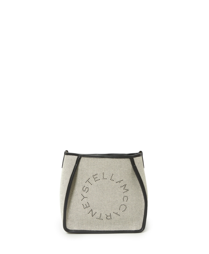 STELLA MCCARTNEY - Borsa Stella Logo in tela di cotone