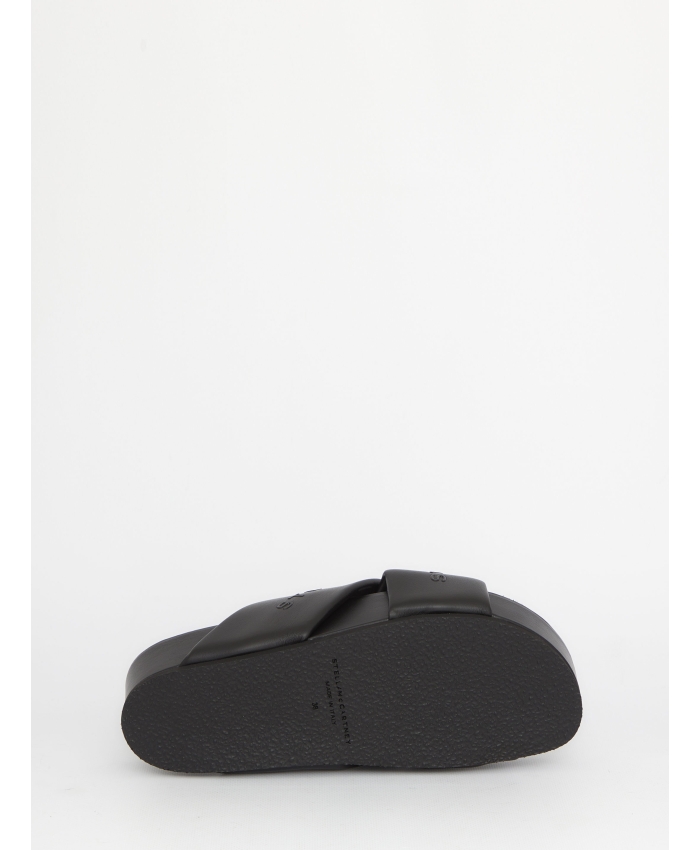 STELLA MCCARTNEY - Faux leather Logo sandals
