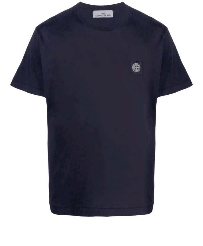 STONE ISLAND - T-shirt Compass blu