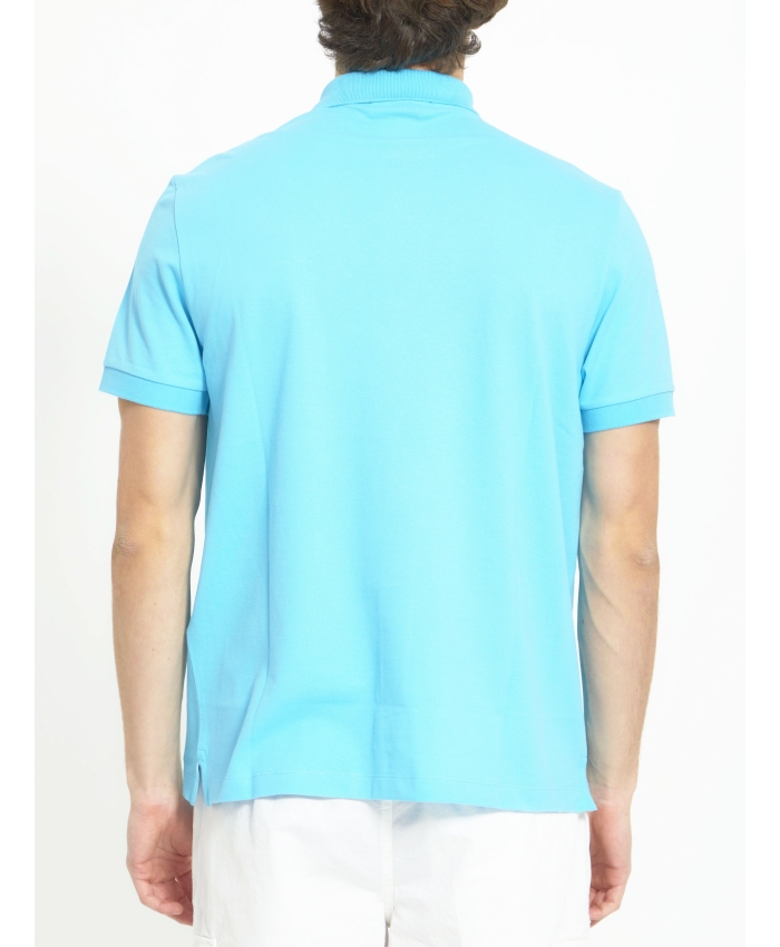 STONE ISLAND - Turquoise Compass polo shirt