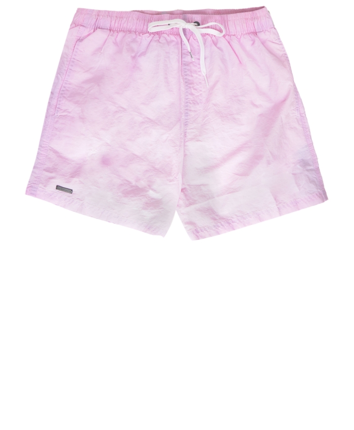 SUNDEK - Pink nylon swim shorts
