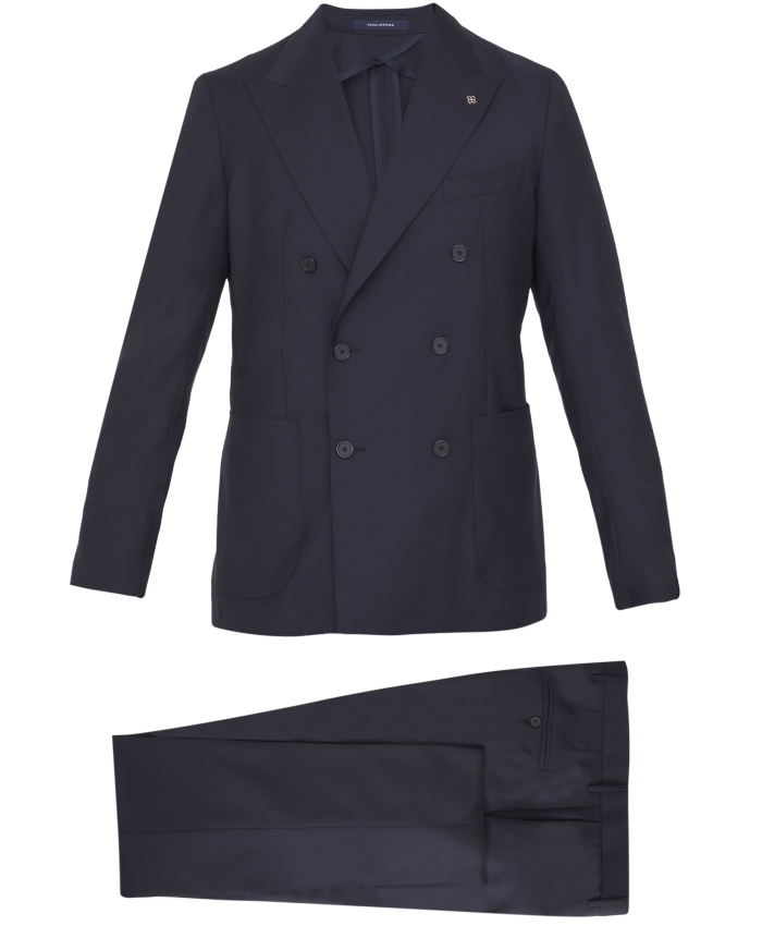 TAGLIATORE - Two-piece suit in black wool