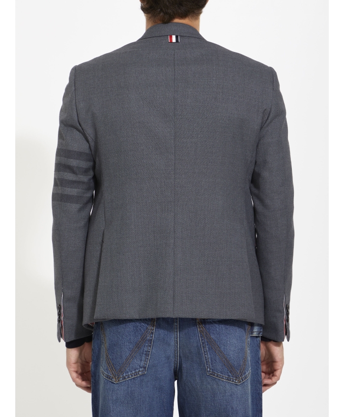 THOM BROWNE - 4-Bar grey jacket