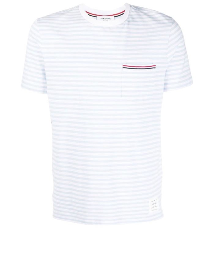 THOM BROWNE - T-shirt in jersey a righe